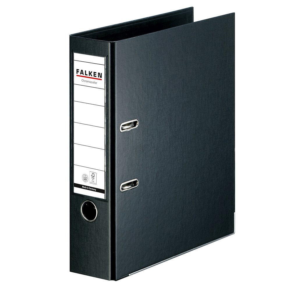 Biblioraft Falken Chromocolor, 80 mm, negru Biblioraft Falken Chromocolor, 80 mm, negru